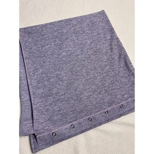 Lululemon Vinyasa Scarf Womens OS Purple  Heathered Snap Convertible Wrap